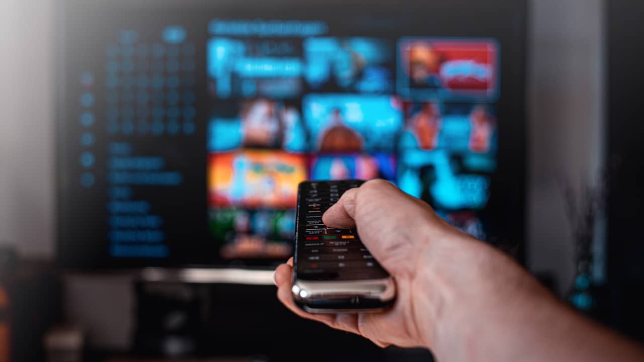 TV wird eingerichtet