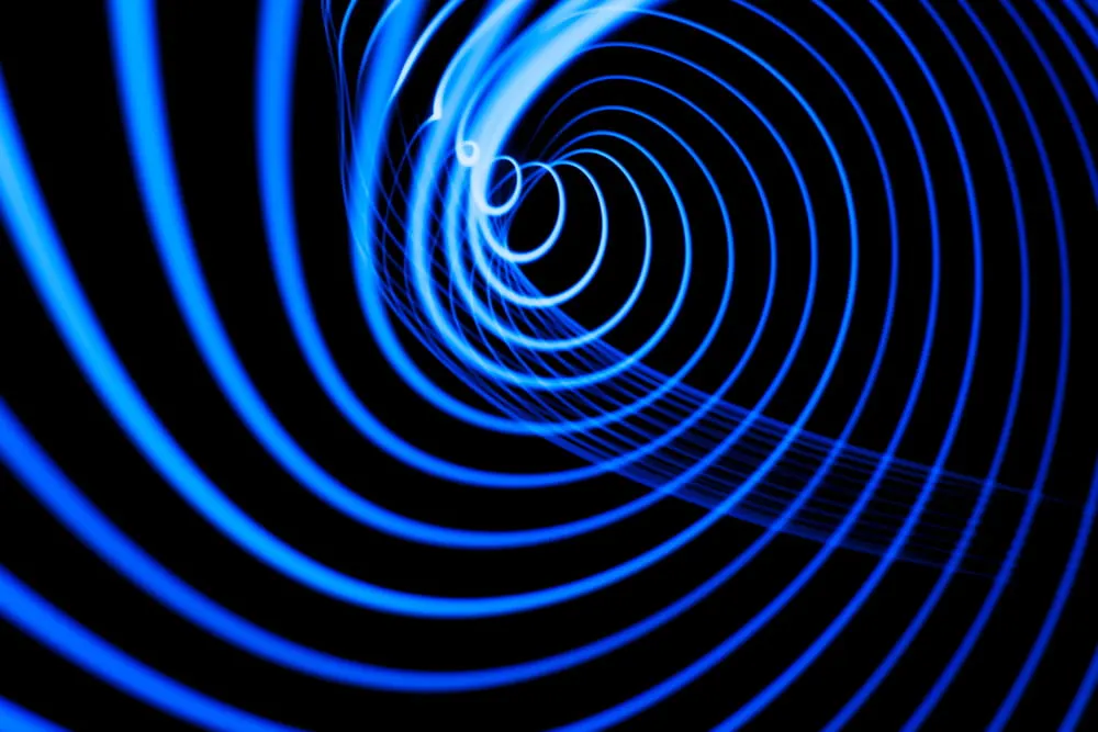 Abstract waves as a symbol for signal